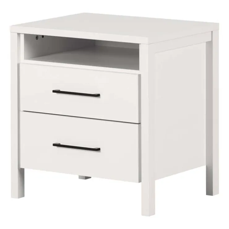 Meubles South Shore 2-Drawer Nightstand - South Shore Pure White Discount