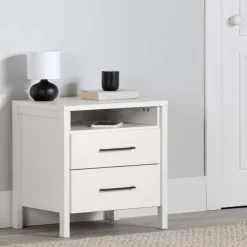 Meubles South Shore 2-Drawer Nightstand - South Shore Pure White Discount