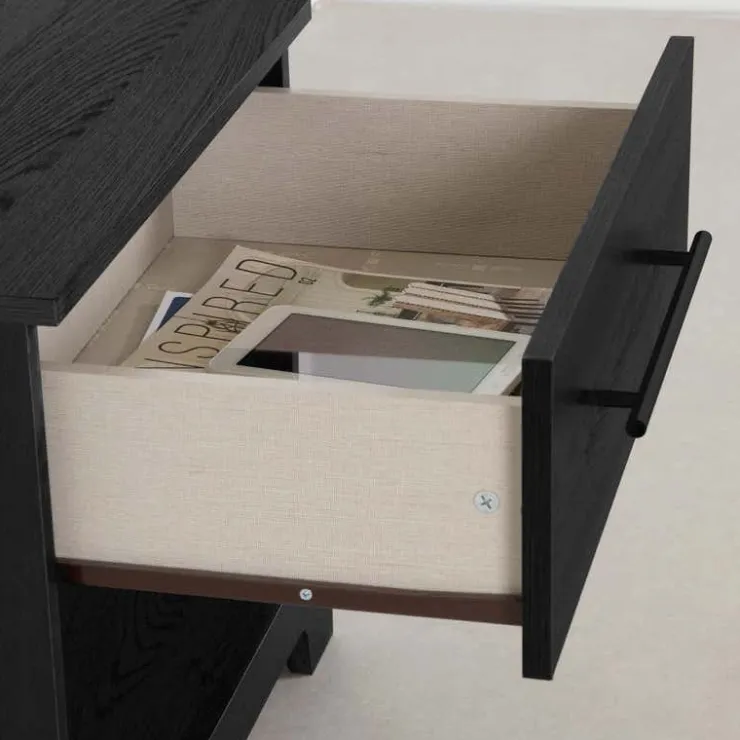 Meubles South Shore 1-Drawer Nightstand - South Shore Black Oak Sale