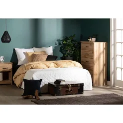Meubles South Shore 1-Drawer Nightstand - South Shore Nordik Oak Outlet