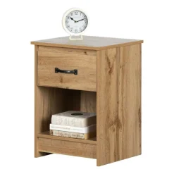 Meubles South Shore 1-Drawer Nightstand - South Shore Nordik Oak Outlet