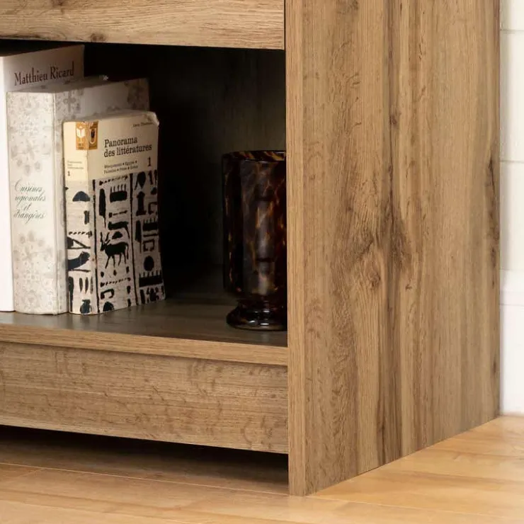 Meubles South Shore 1-Drawer Nightstand - South Shore Nordik Oak Outlet