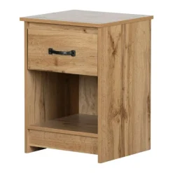 Meubles South Shore 1-Drawer Nightstand - South Shore Nordik Oak Outlet