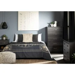 Meubles South Shore 1-Drawer Nightstand - South Shore Gray Oak Clearance