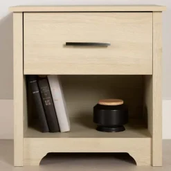 Meubles South Shore 1-Drawer Nightstand - South Shore Bleached Oak Sale