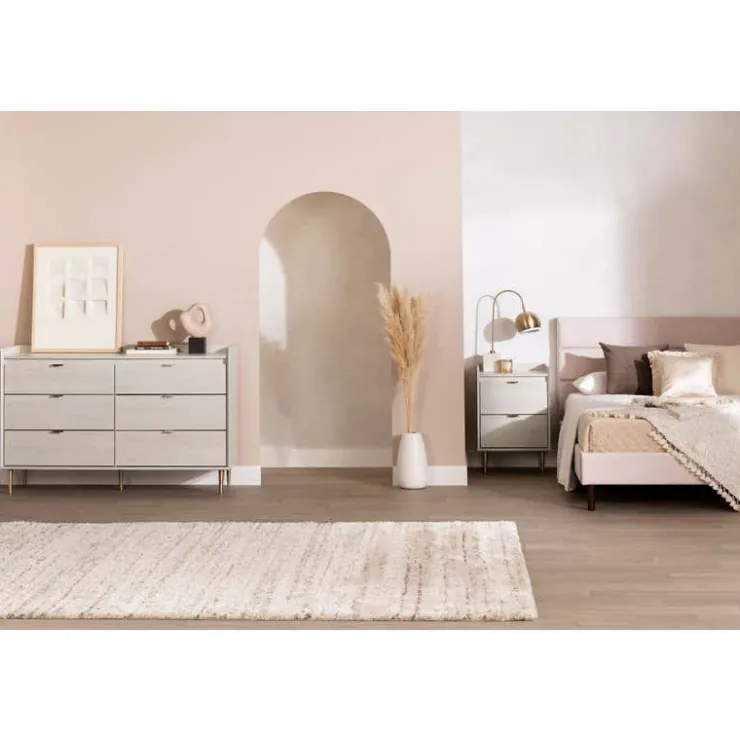 Meubles South Shore 2-Drawer Nightstand - South Shore Winter Oak Clearance