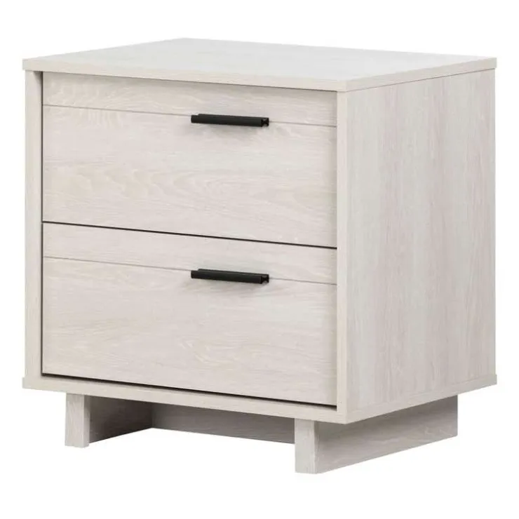 Meubles South Shore 2-Drawer Nightstand - South Shore WINTER OAK Clearance