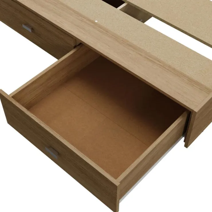 SUA-V 6-Drawer Storage Queen Platform Bed (60") Fashionista Outlet