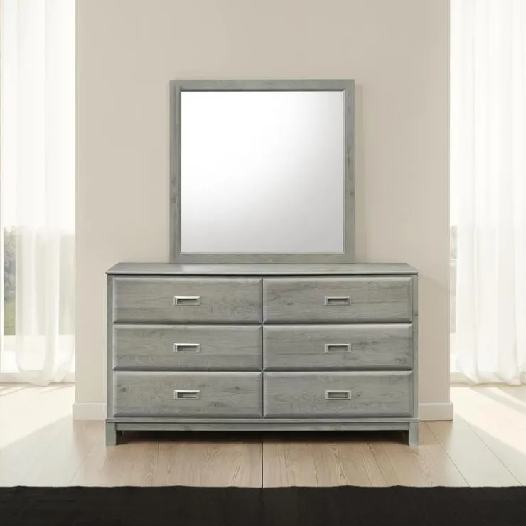Dresser Mirror Grey