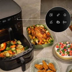 Frigidaire DualZone Air Fryer Black Discount