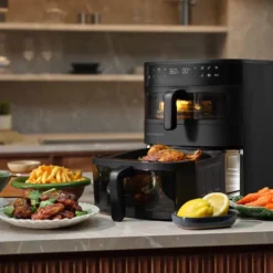 Frigidaire DualZone Air Fryer Black Discount