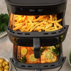 Frigidaire DualZone Air Fryer Black Discount