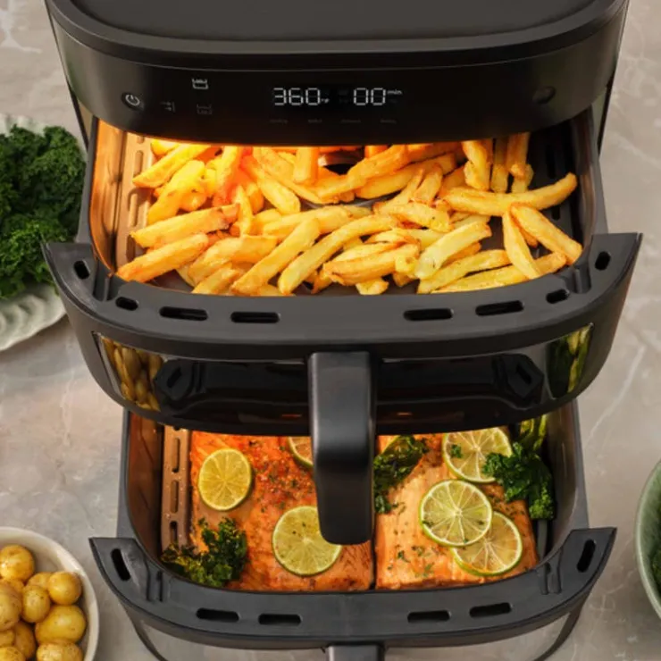 Frigidaire DualZone Air Fryer Black Discount