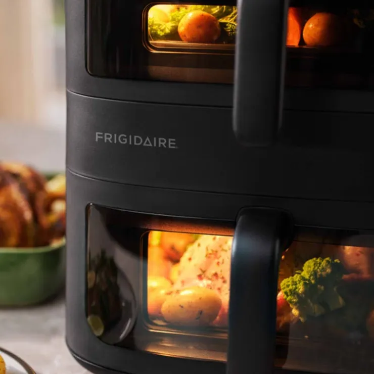 Frigidaire DualZone Air Fryer Black Discount