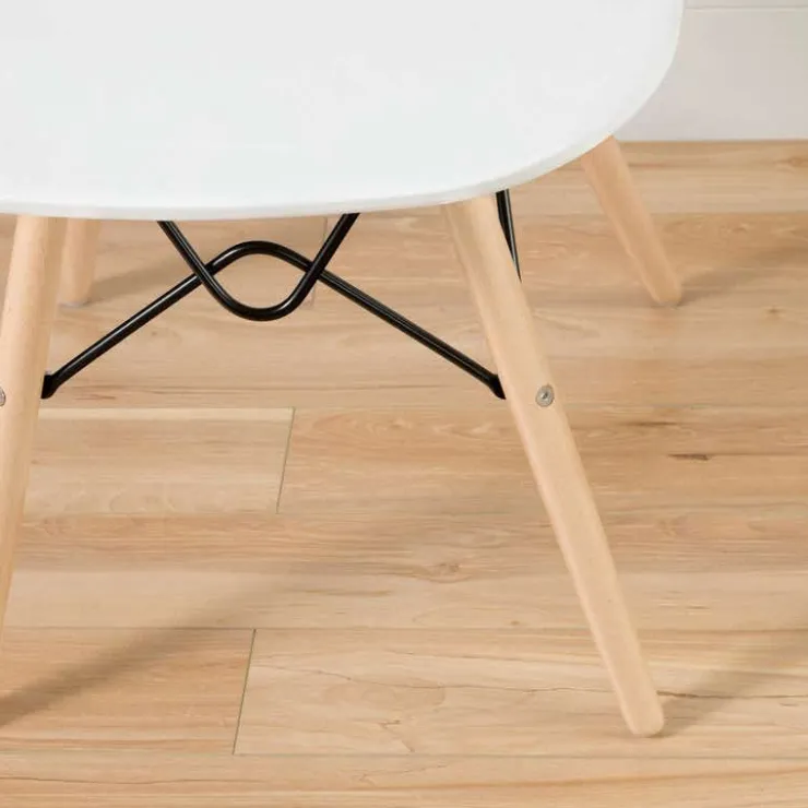 Meubles South Shore Eiffel Style Office Chair - South Shore CLEAR AND WHITE Clearance