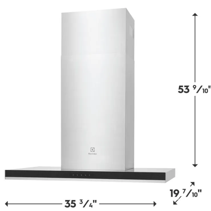 Electrolux Hood Wall Mount 36" , 400 CFM - ECVW3662AS Stainless