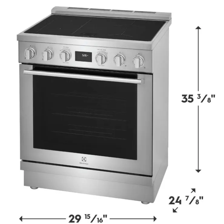 Electrolux Range 30" Electric Induction - ECFI3068AS Stainless Best