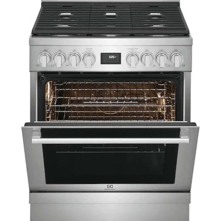 Electrolux Range 30" Electric Gas - ECFD3068AS Stainless Clearance