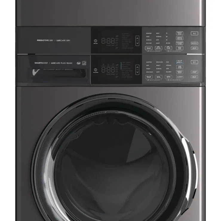 Electrolux Spacemaker Laundry Tower, , 27", Front-Load - ELTE760CAT Black Stainless Hot