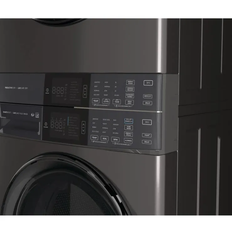 Electrolux Spacemaker Laundry Tower, , 27", Front-Load - ELTE760CAT Black Stainless Hot