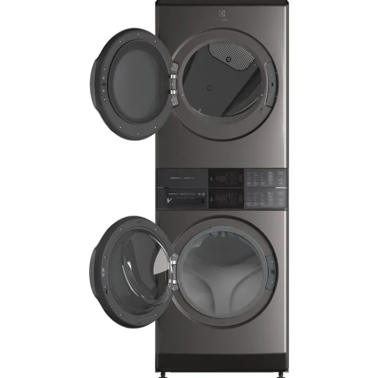 Electrolux Spacemaker Laundry Tower, , 27", Front-Load - ELTE760CAT Black Stainless Hot