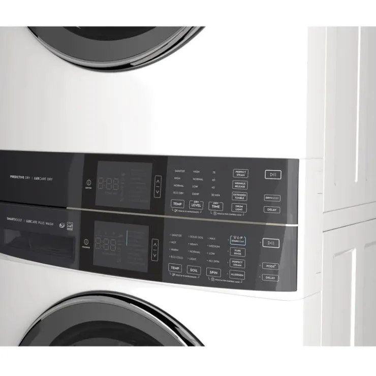 Electrolux Spacemaker Laundry Tower, , 27", Front-Load - ELTE760CAW White Clearance
