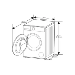 Electrolux Washer Front-Load 24" - ELFW4333AW White Clearance