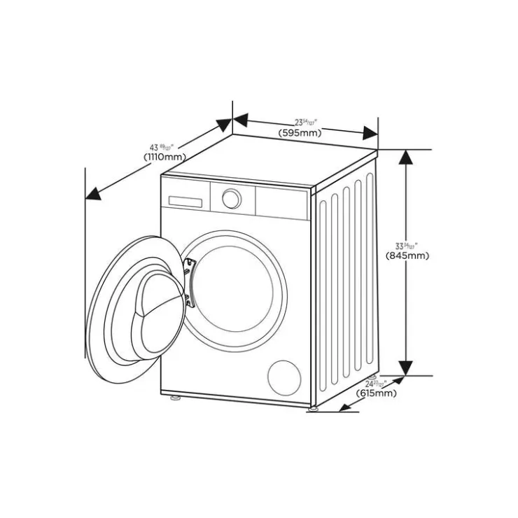 Electrolux Washer Front-Load 24" - ELFW4333AW White Clearance