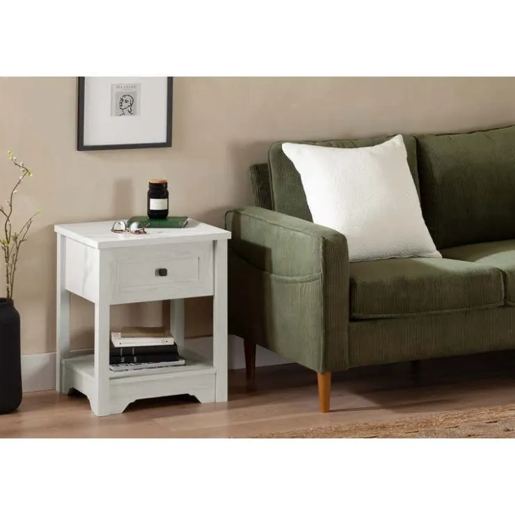 Meubles South Shore End Table - South Shore White Pine New