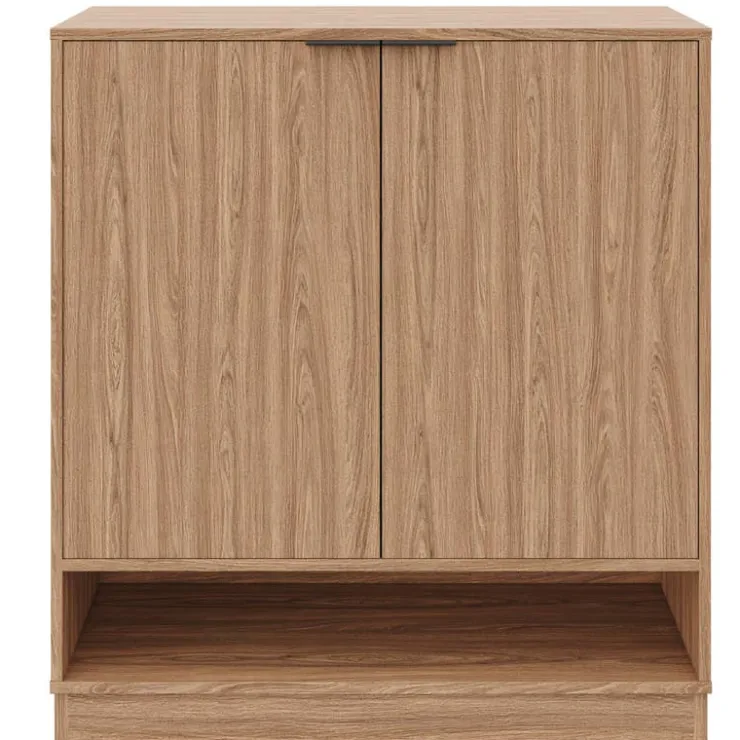 Nexera Entry Cabinet Walnut Discount