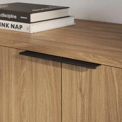 Nexera Entry Cabinet Walnut Discount