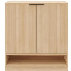 Nexera Entry Cabinet Golden maple