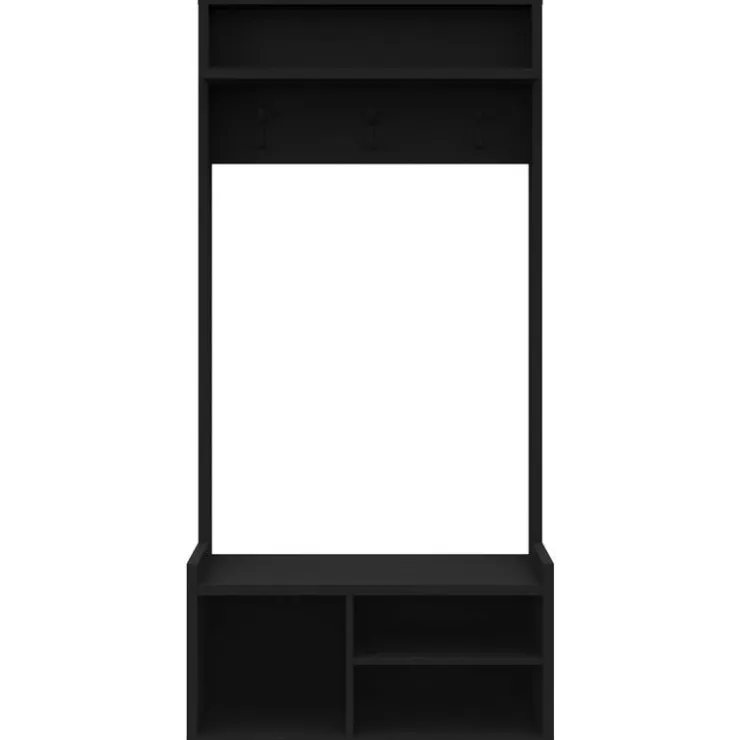 Nexera Entryway Hall Tree Black karisma Discount