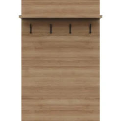 Nexera Entryway Wall-Mounted Coat Rack with Shelf Fashionista