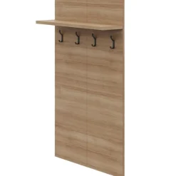Nexera Entryway Wall-Mounted Coat Rack with Shelf Fashionista