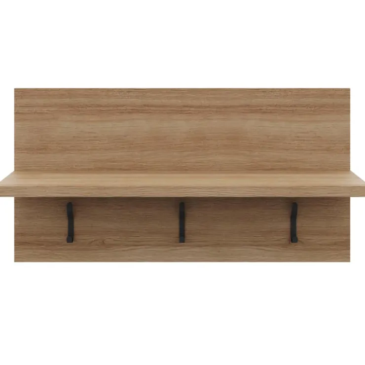 Nexera Entryway Wall-Mounted Coat Rack with Shelf Fashionista Hot