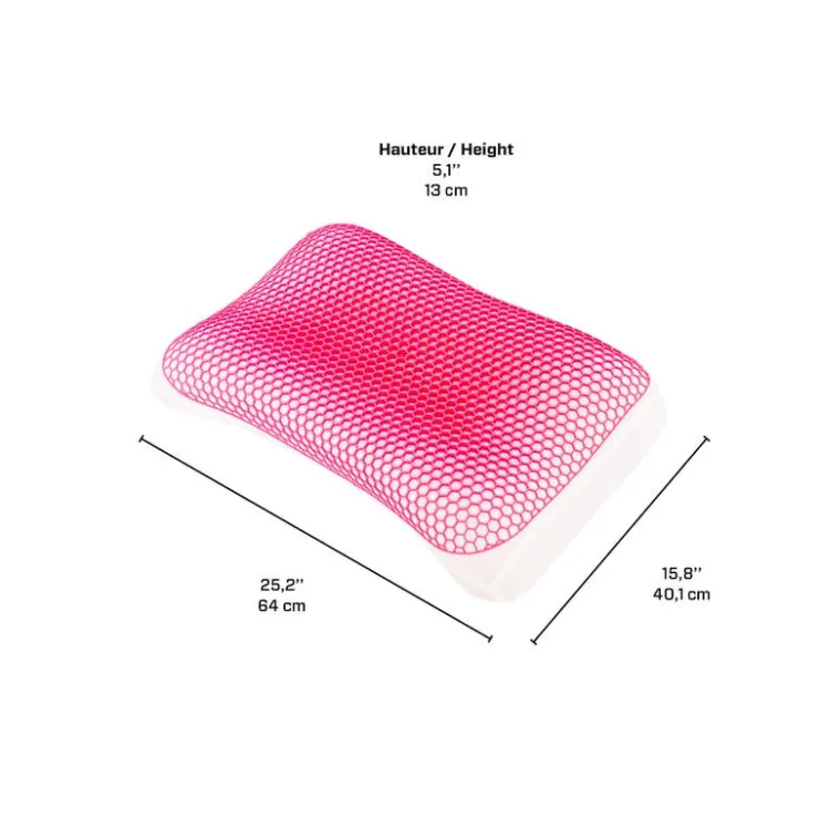 LOOP Ergonomic Memory Foam Pillow Pink Online