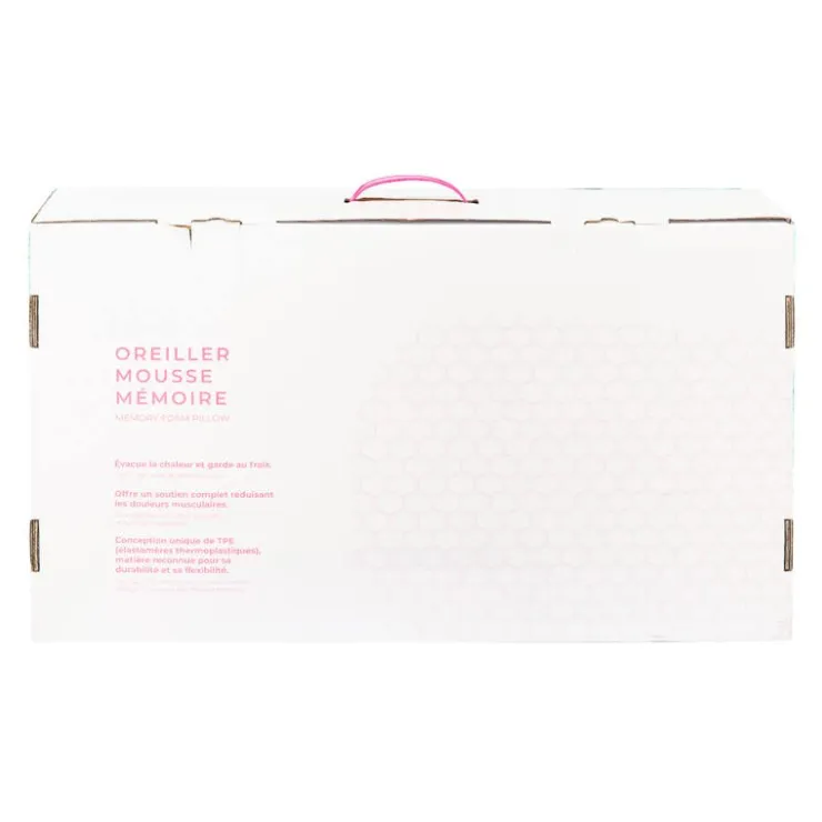 LOOP Ergonomic Memory Foam Pillow Pink Online
