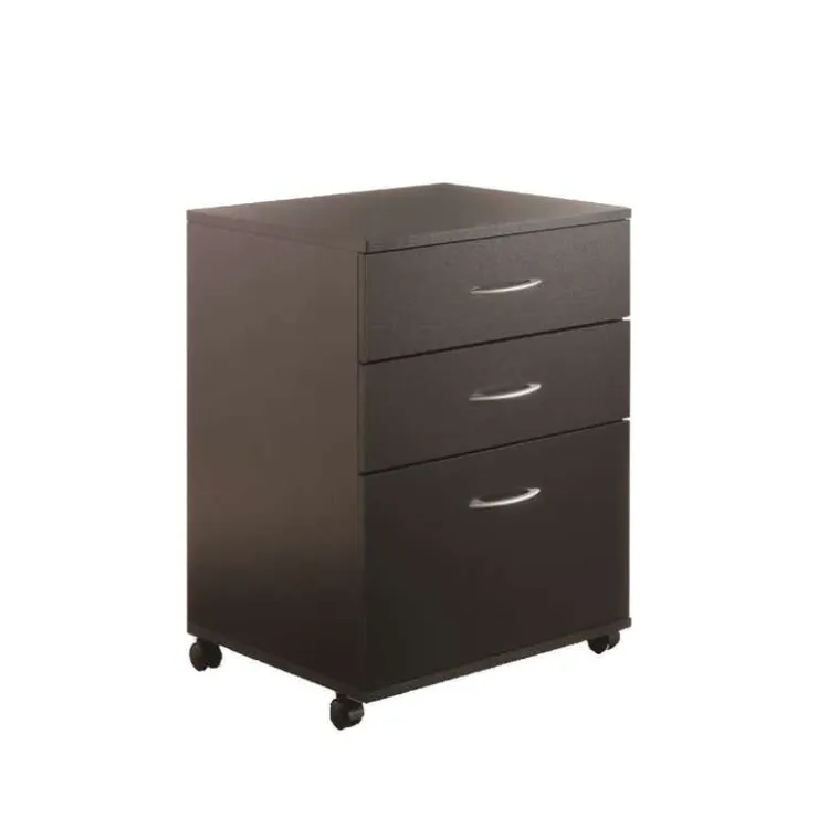 Nexera Essentials Rolling Filing Cabinet, 3-Drawer, - Black Online