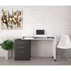 Nexera Essentials Rolling Filing Cabinet, 3-Drawer, - Black Online