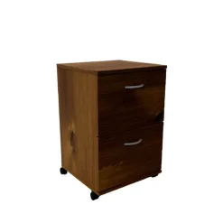 Nexera Essentials Rolling Filing Cabinet, 2-Drawer, Truffle - Brown Sale