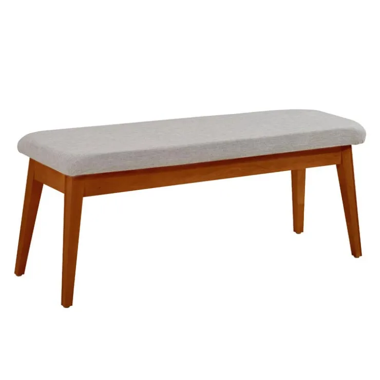 Arboit Poitras Extendable Rectangular Dining Table (54" to 70") with 4 Chairs and Bench - Brown Discount