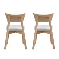 Arboit Poitras Extendable Rectangular Dining Table (54" to 70") with 4 Chairs - Greige Sale