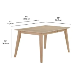 Arboit Poitras Extendable Rectangular Dining Table (54" to 70") with 4 Chairs - Greige Sale