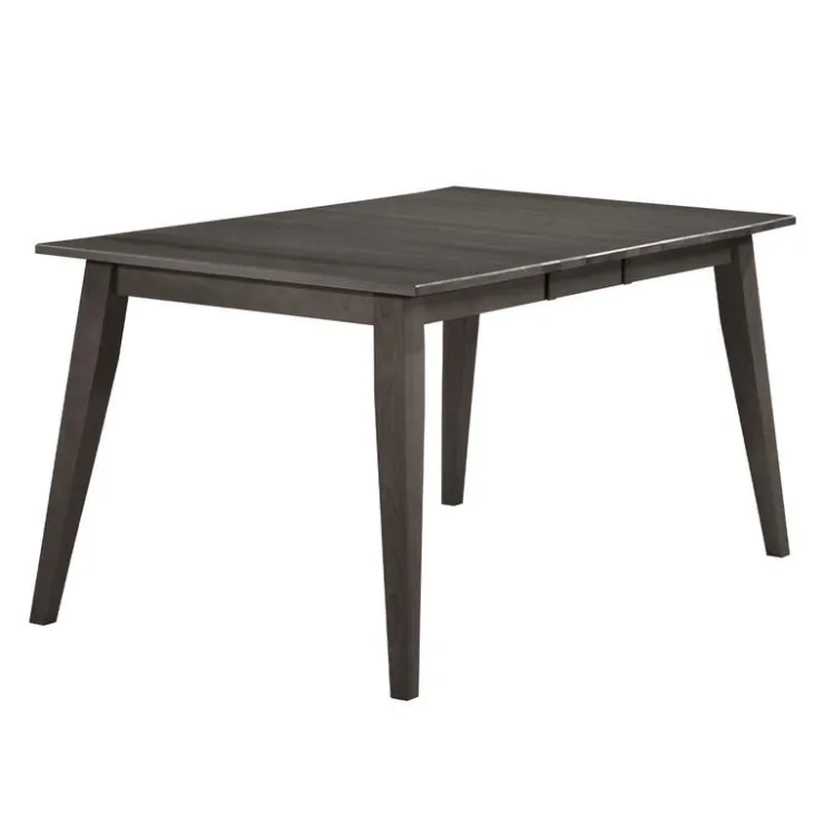 Arboit Poitras Extendable Rectangular Dining Table (48" to 60") with 4 Chairs - Slate