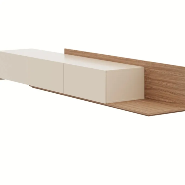 Nexera Extendable TV Console - Kiss curl & morning dew Discount