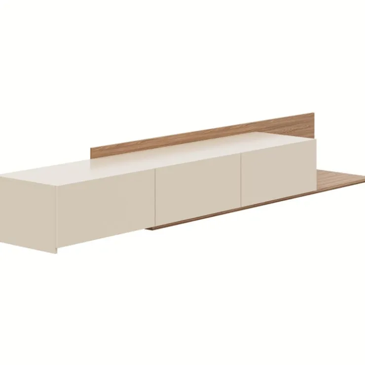 Nexera Extendable TV Console - Kiss curl & morning dew Discount
