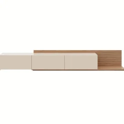 Nexera Extendable TV Console - Kiss curl & morning dew Discount
