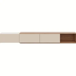 Nexera Extendable TV Console - Kiss curl & morning dew Clearance
