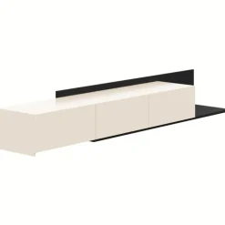 Nexera Extendable TV Console - Black karisma & morning dew New